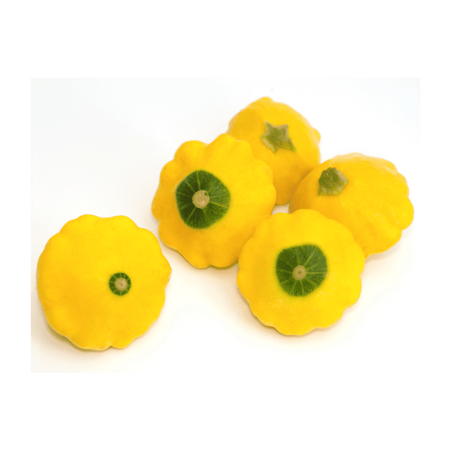 Gelbe Mini Pattypan-Kürbisse - Obstwelt